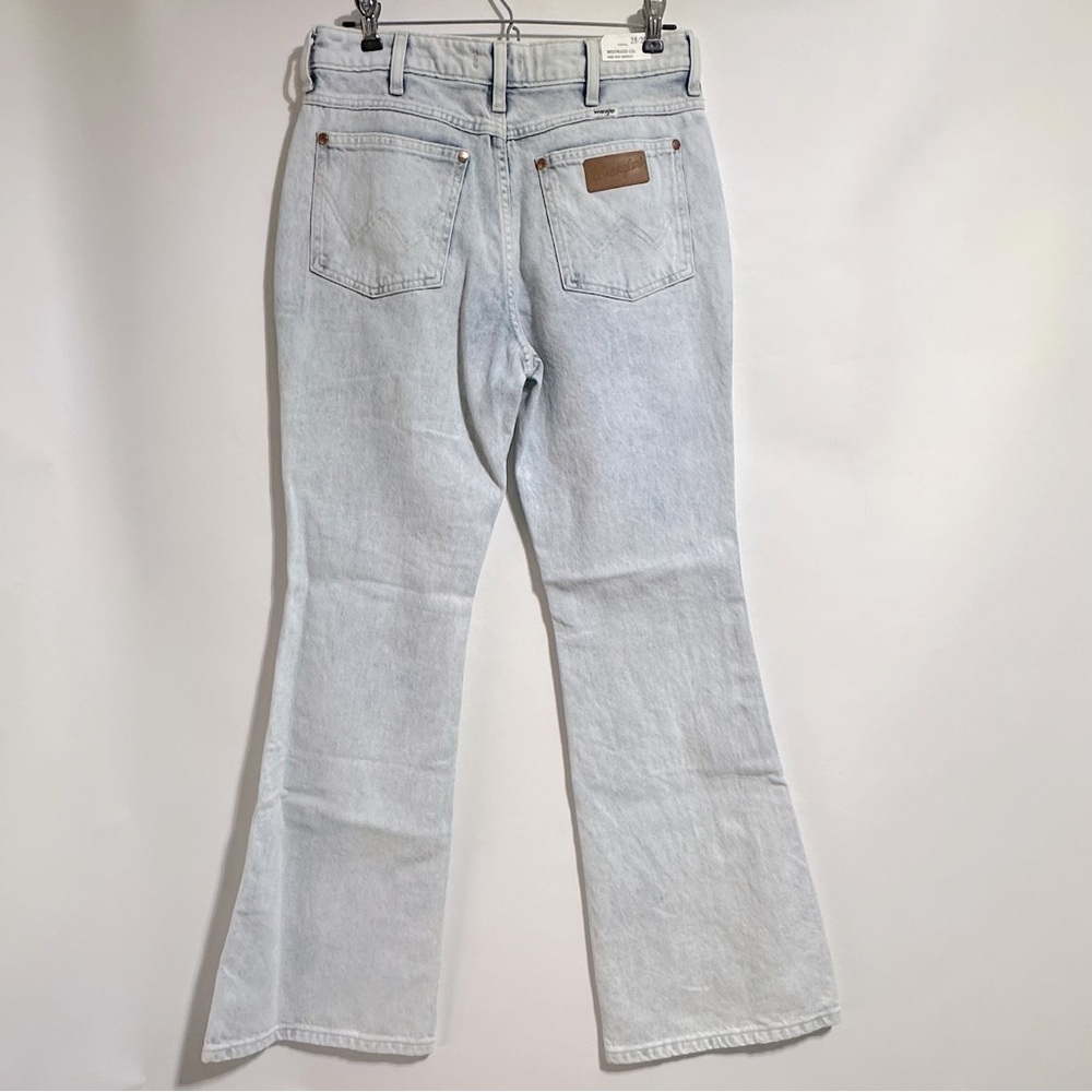 NWT WRANGLER Westward 626 High Rise Bootcut Jeans Storm Ultra Light Wash size 28 - Picture 5 of 12